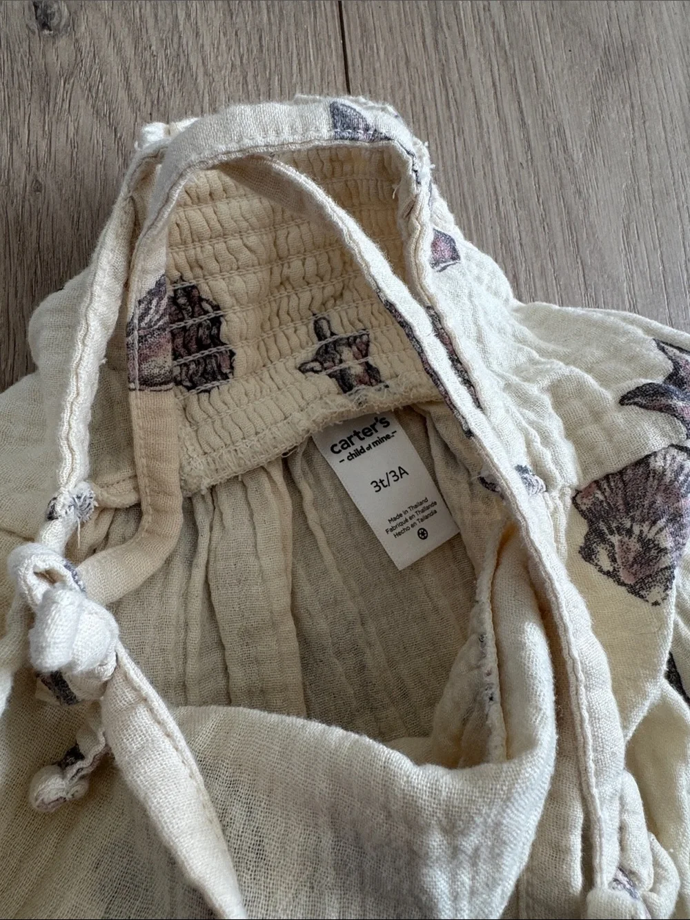 GAP Girls Lavender Eyelet Dress & Cream Seashell Tiered Sundress